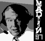 Madden 97 title screen for GameBoy